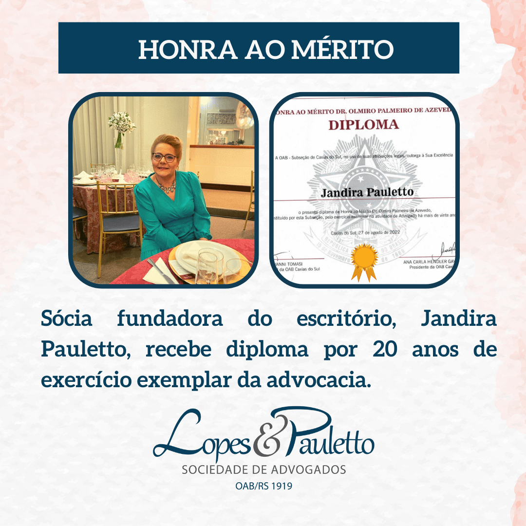 Diploma De Honra Ao M Rito Lopes E Pauletto Associados